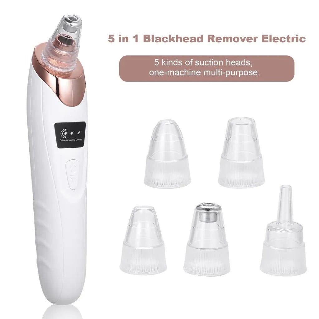 5 In 1 Electric Blackhead Acne Oil Remover