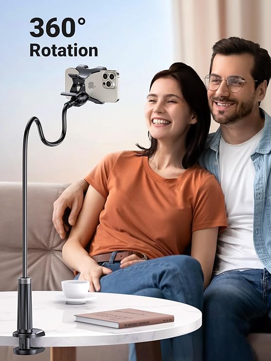 Gooseneck Phone Holder 360 Adjustable Lazy Holder Mount Clamp