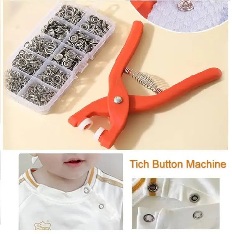 Button Fixer Plastic Body With 25 Buttons
