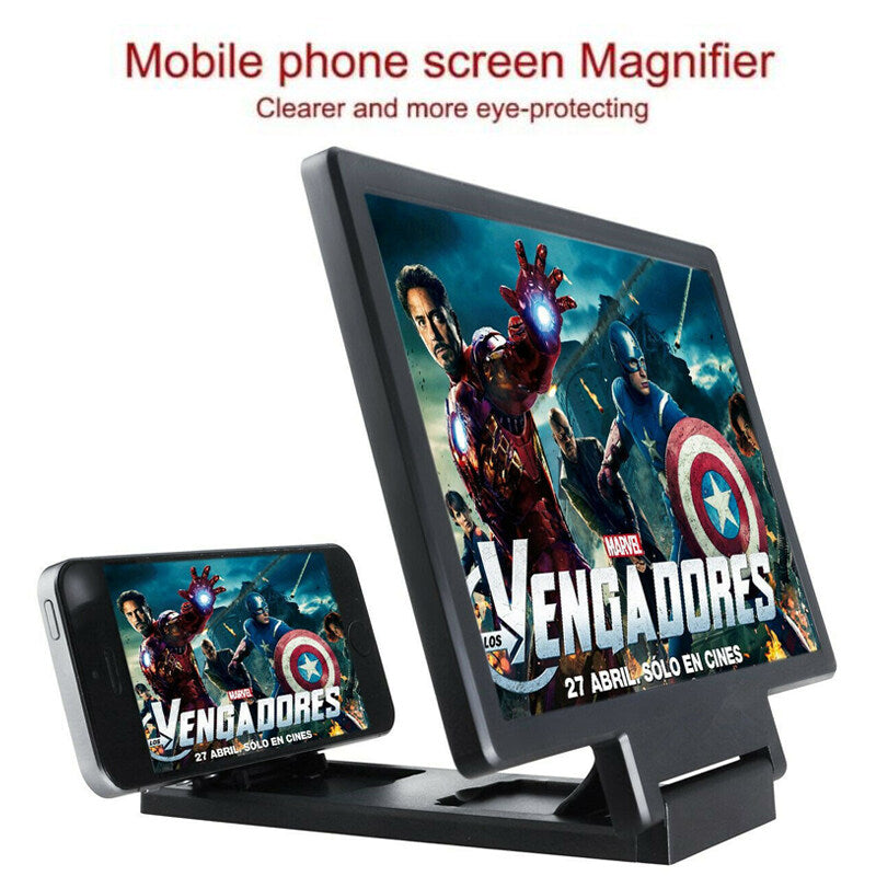 Screen Magnifier Expand Video Screen Amplifier With Eyes Protection Larged Foldable Stand Holder