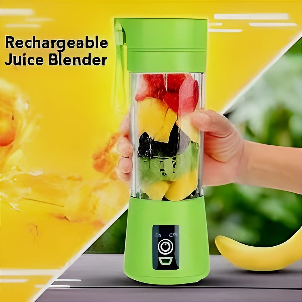 Usb Chargeable Juicer Blender 6 Blades Fruit Vegetable Blender