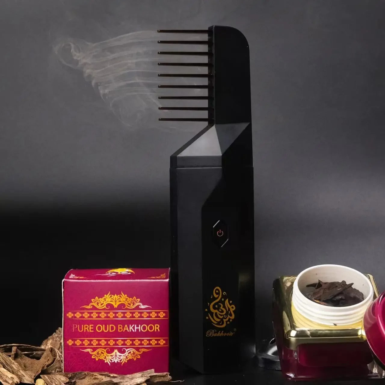 2-in-1 Hair 🧴 Bakhoor 🌿 Comb 💇‍♀️