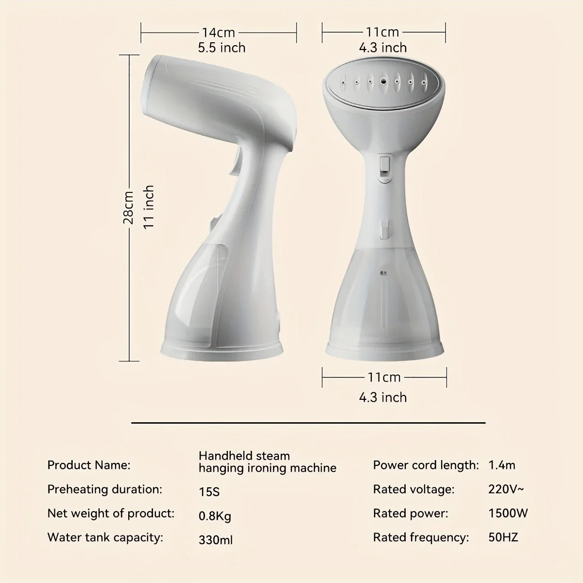 ✨🔌 Portable Electric Steam Iron 👕