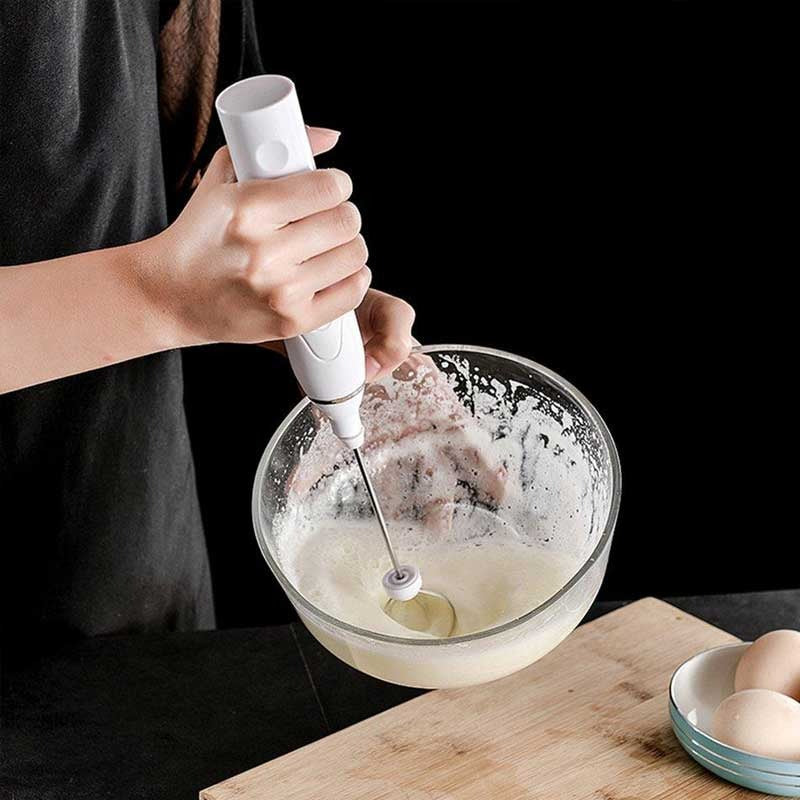 Rechargeable 2-in-1 Coffee Beater – 3-Speed Adjustable Electric